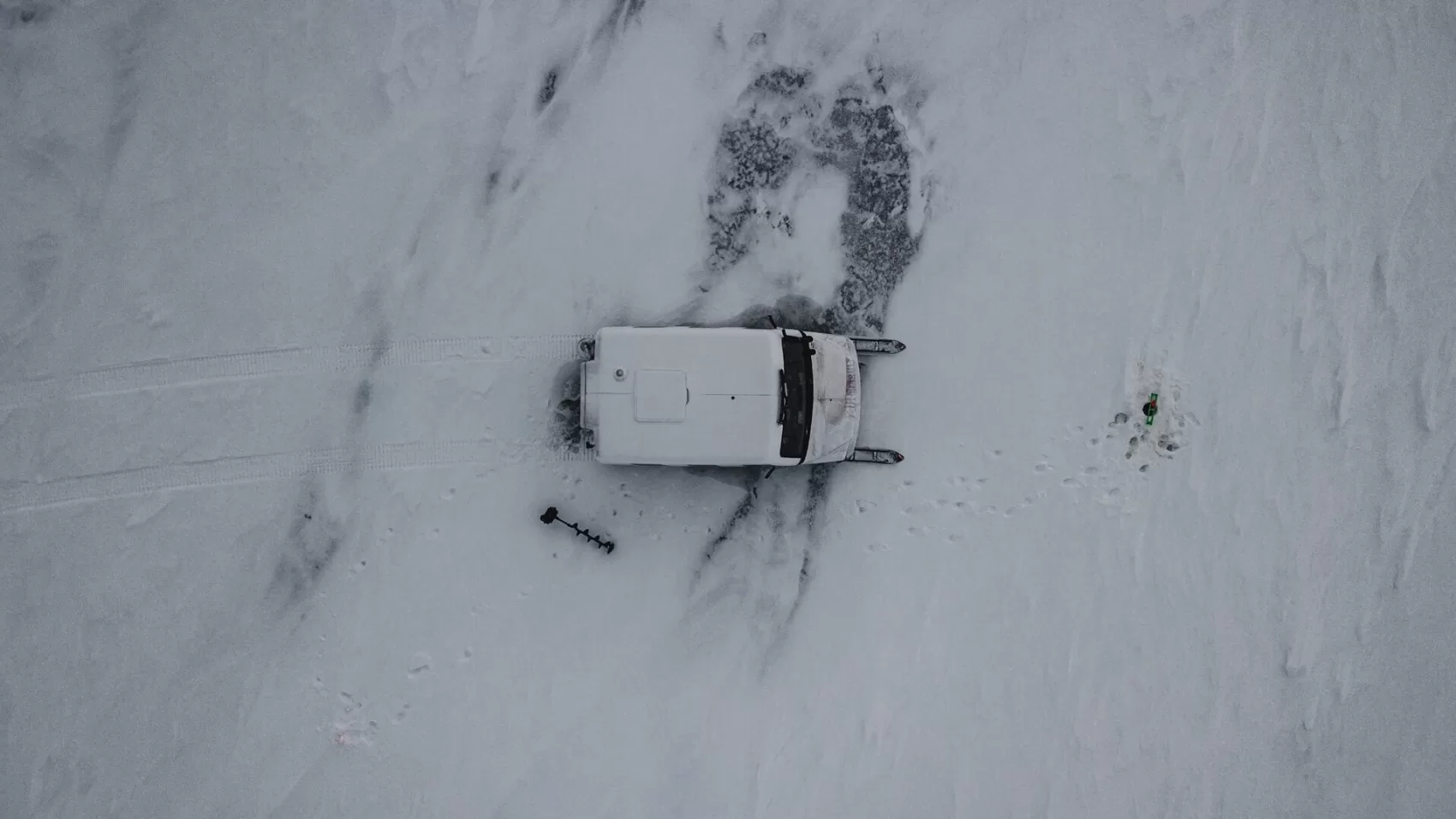 Drone shot of a SnoBear